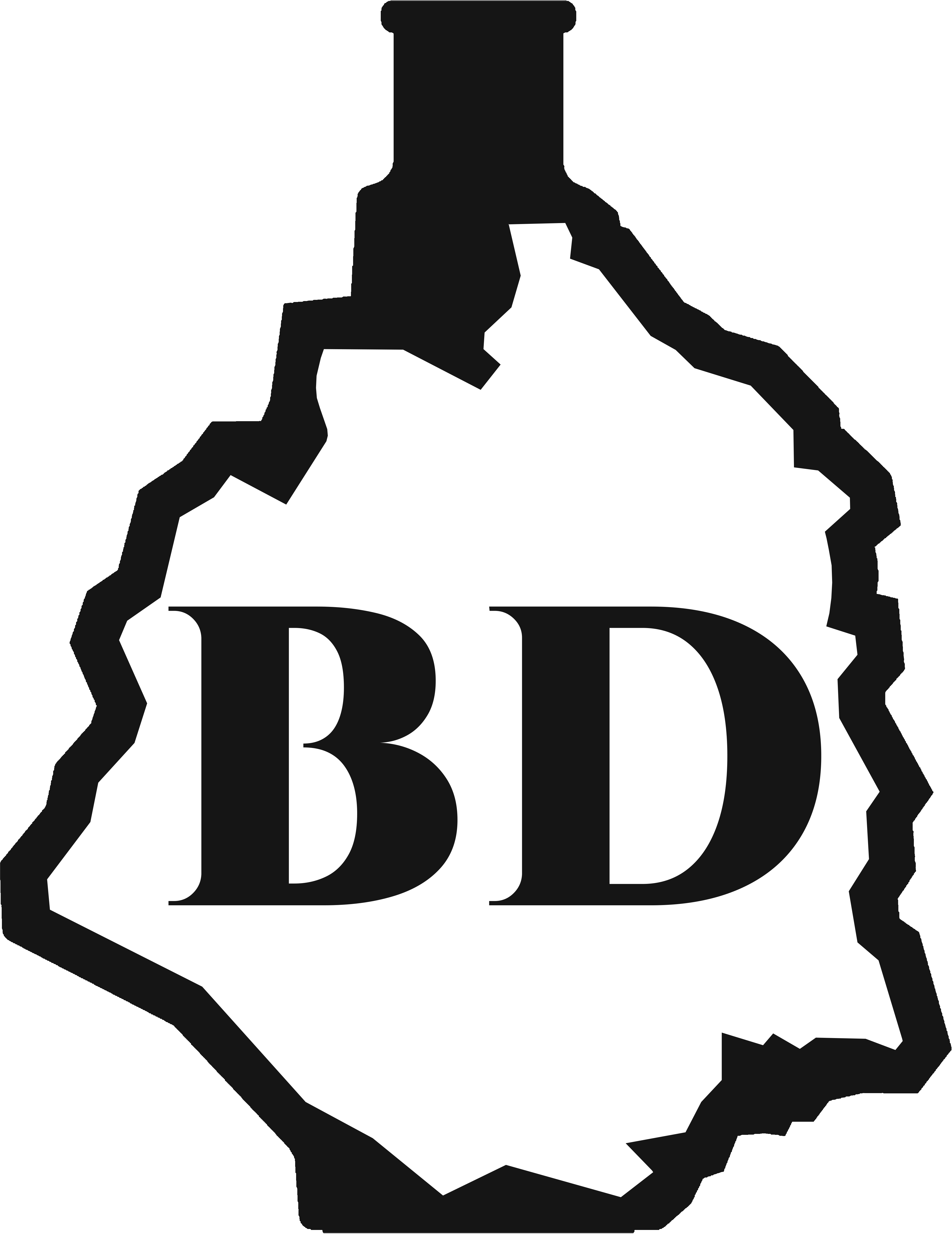 Brändö Destilleri BD Logotyp